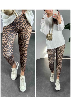 218283 leopard LEGGINGS