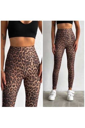 218298 leopard LEGGINGS
