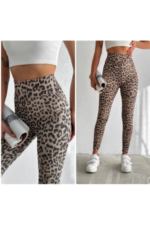 218300 leopard LEGGINGS