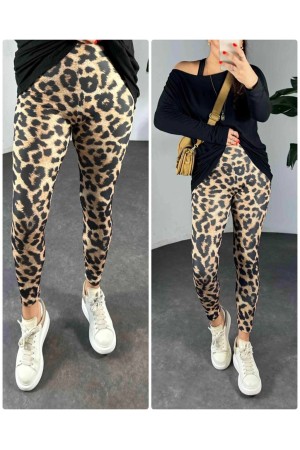218314 leopard LEGGINGS
