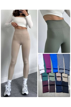 218333 TOPTAN HAKİ TAYT