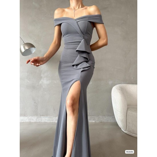 218367 Grey Evening dress