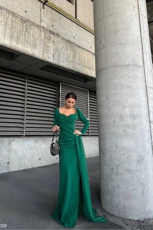 218374 Emerald Green Evening dress