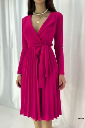 218408 fuchsia DRESS