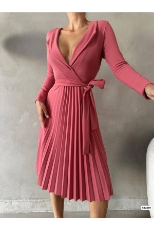 218412 TOPTAN GÜL KURUSU ELBİSE