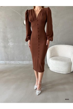 218427 coffee DRESS