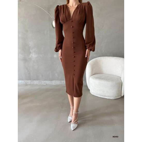 218427 coffee DRESS