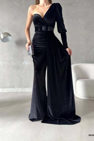 218430 black Evening dress