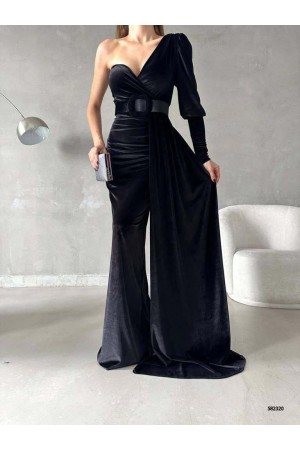 218430 black Evening dress