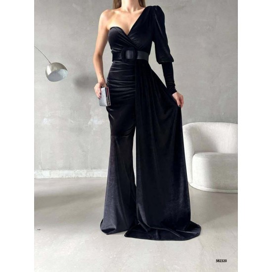 218430 black Evening dress