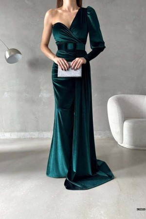 218435 Emerald Green Evening dress