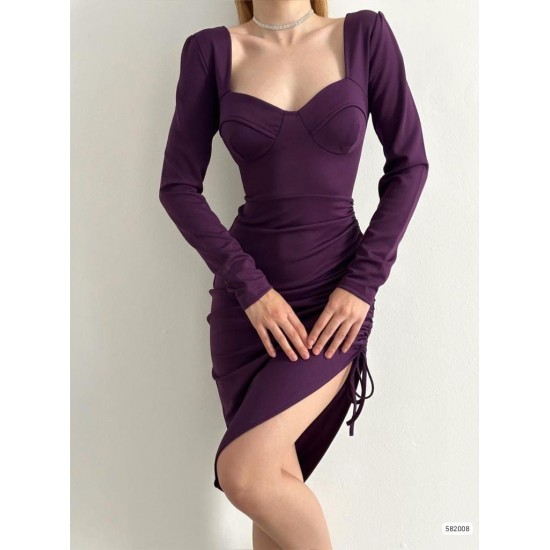 218440 purple DRESS