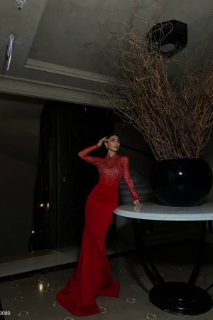 218450 TOPTAN BORDO ABİYE