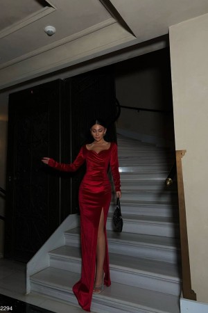 218455 TOPTAN BORDO ABİYE