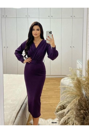 218466 TOPTAN MOR ELBİSE