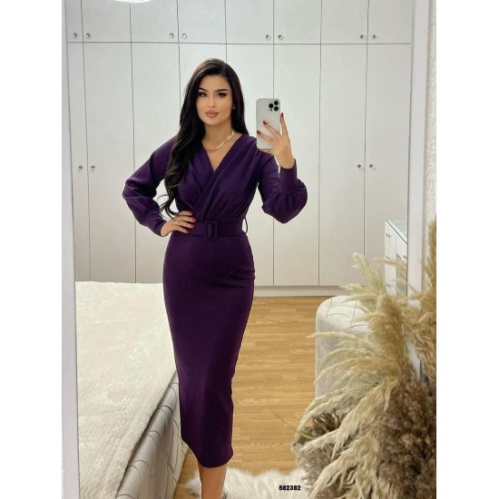 218466 TOPTAN MOR ELBİSE