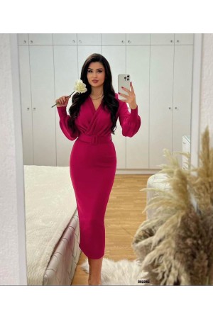 218467 TOPTAN FUŞYA ELBİSE