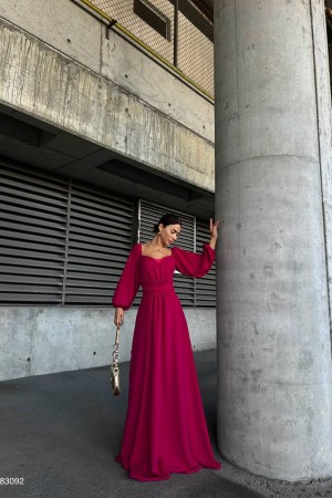 218588 fuchsia Evening dress