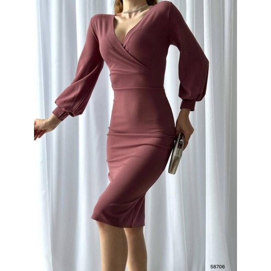 218593 dried rose DRESS