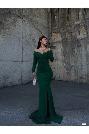 218602 TOPTAN ZÜMRÜT YEŞİL ABİYE