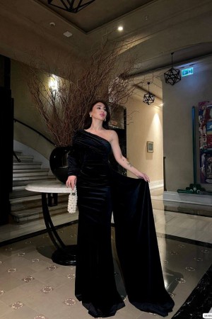 218622 TOPTAN SİYAH ABİYE