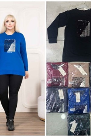 218661 TOPTAN LACİVERT SWEAT