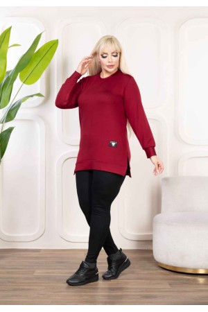 218665 TOPTAN BORDO SWEAT