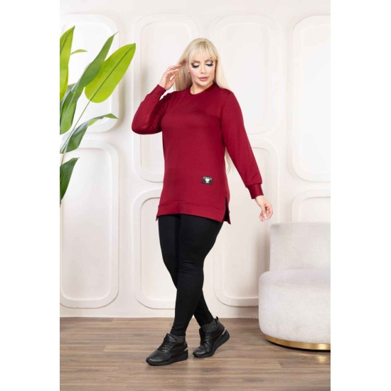 218665 TOPTAN BORDO SWEAT