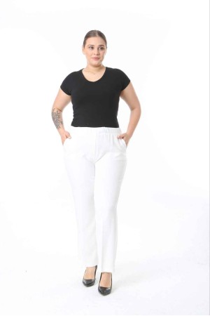218683 TOPTAN BEYAZ PANTOLON