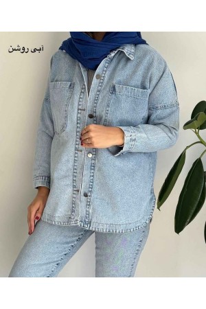 218694 TOPTAN MAVİ KOT CEKET