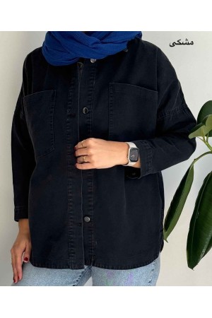 218695 TOPTAN SİYAH KOT CEKET