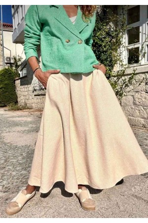 218713 beige SKIRT