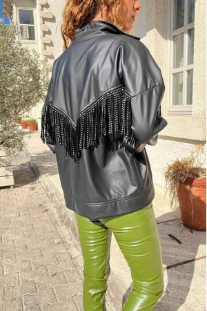 218714 TOPTAN SİYAH GÖMLEK