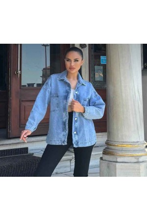 218725 TOPTAN MAVİ GÖMLEK