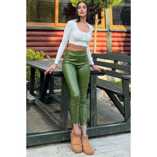 218731 TOPTAN YEŞİL PANTOLON
