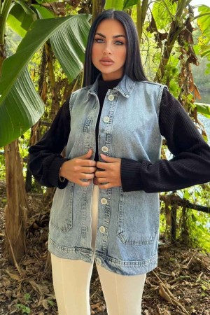 218735 TOPTAN MAVİ YELEK