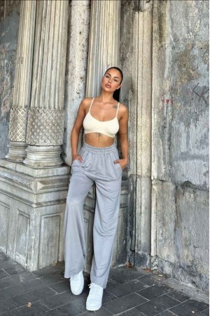 218739 TOPTAN GRİ PANTOLON