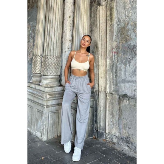 218739 TOPTAN GRİ PANTOLON