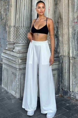 218742 TOPTAN BEYAZ PANTOLON