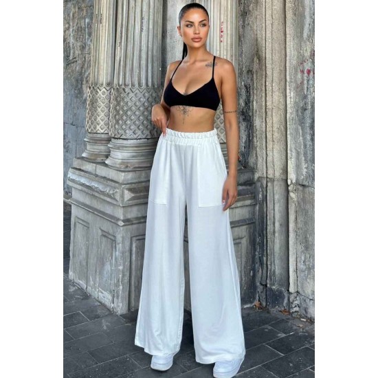 218742 TOPTAN BEYAZ PANTOLON