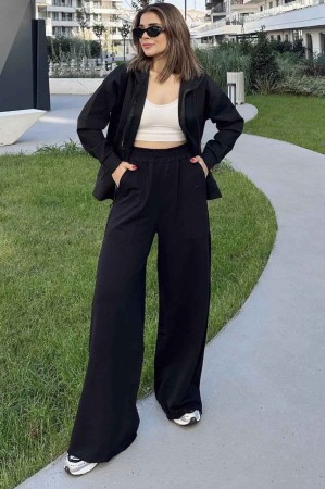 218743 TOPTAN SİYAH PANTOLON