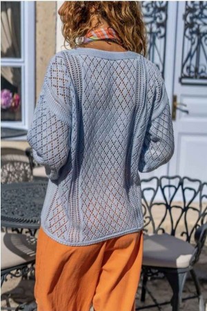 218746 TOPTAN GRİ BLUZ