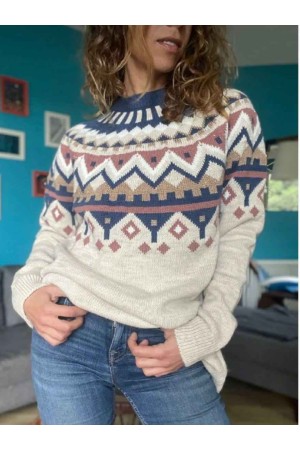 218751 TOPTAN DESENLİ KAZAK