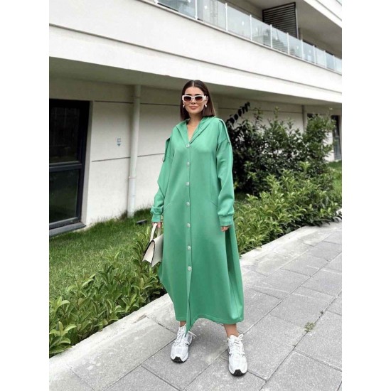 218757 GREEN DRESS