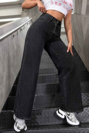 218766 TOPTAN SİYAH KOT PANTOLON