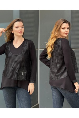 218779 black BLOUSE