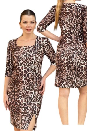 218780 leopard DRESS