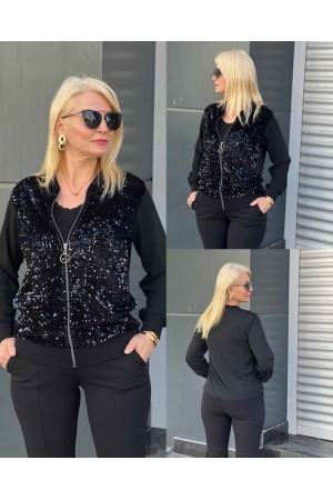 218784 TOPTAN SİYAH CEKET