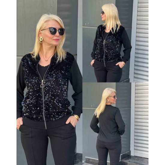 218784 TOPTAN SİYAH CEKET