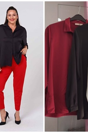 218810 burgundy SHIRT